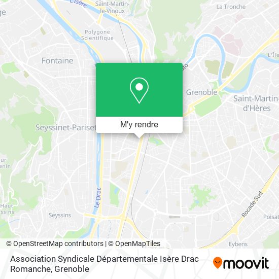 Association Syndicale Départementale Isère Drac Romanche plan