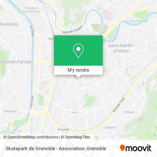 Skatepark de Grenoble - Association plan
