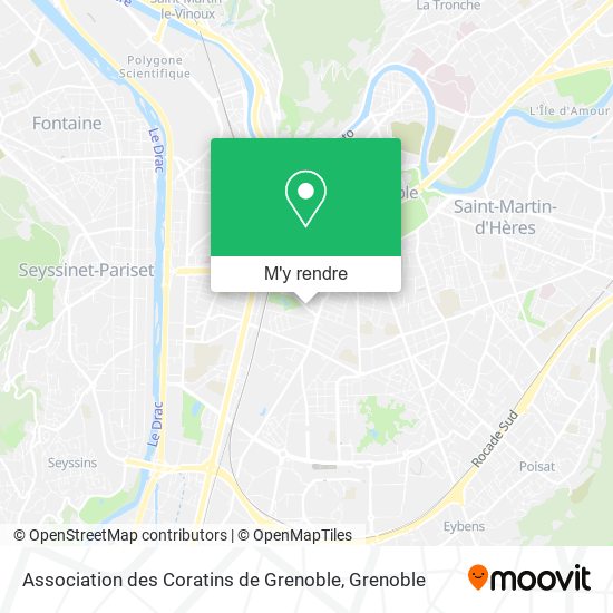 Association des Coratins de Grenoble plan