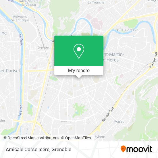 Amicale Corse Isère plan