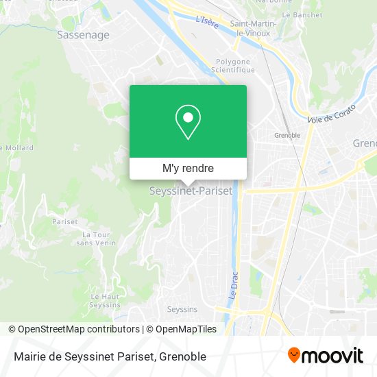 Mairie de Seyssinet Pariset plan