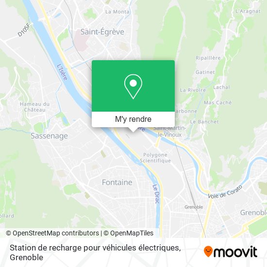 Station de recharge pour véhicules électriques plan