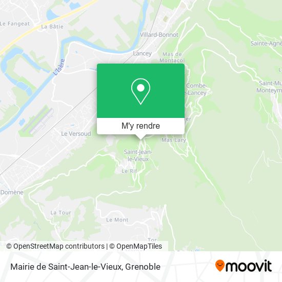 Mairie de Saint-Jean-le-Vieux plan