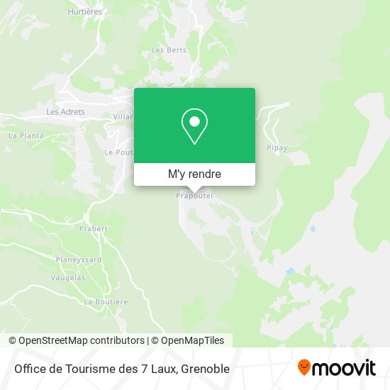 Office de Tourisme des 7 Laux plan