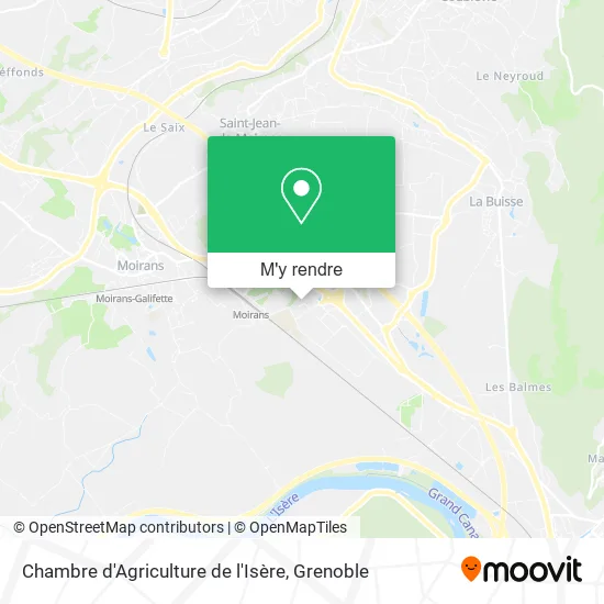 Chambre d'Agriculture de l'Isère plan