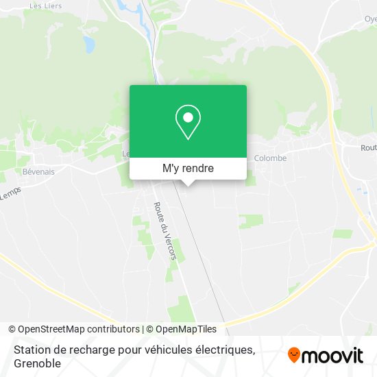 Station de recharge pour véhicules électriques plan