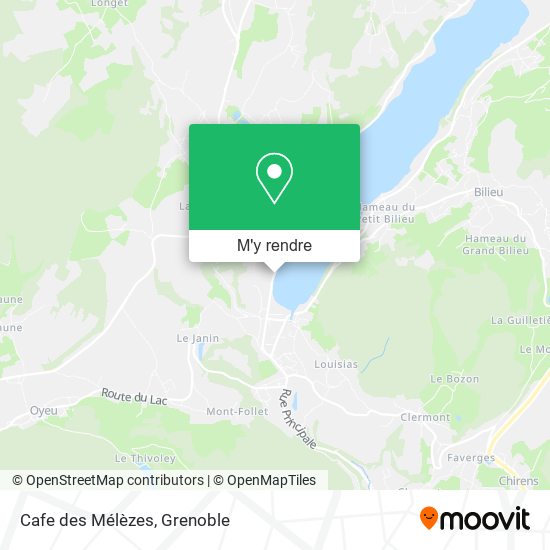 Cafe des Mélèzes plan