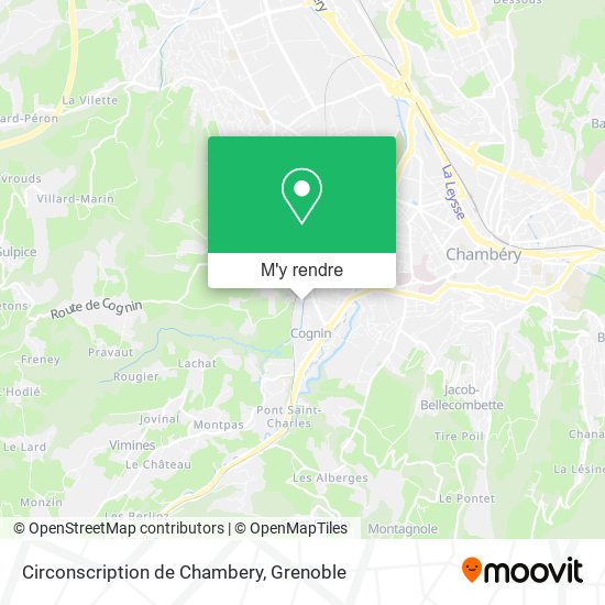 Circonscription de Chambery plan