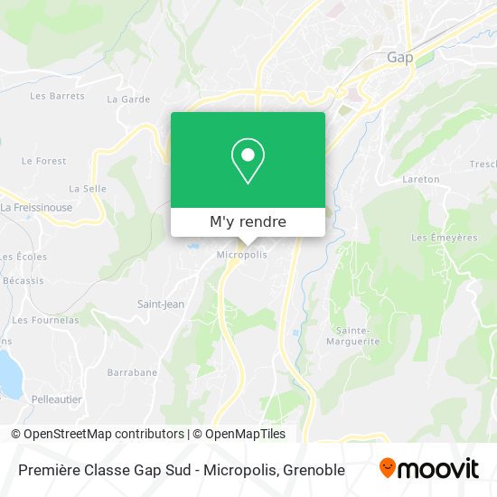 Première Classe Gap Sud - Micropolis plan