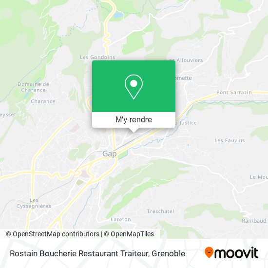 Rostain Boucherie Restaurant Traiteur plan