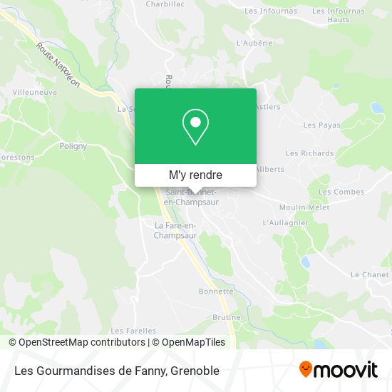 Les Gourmandises de Fanny plan