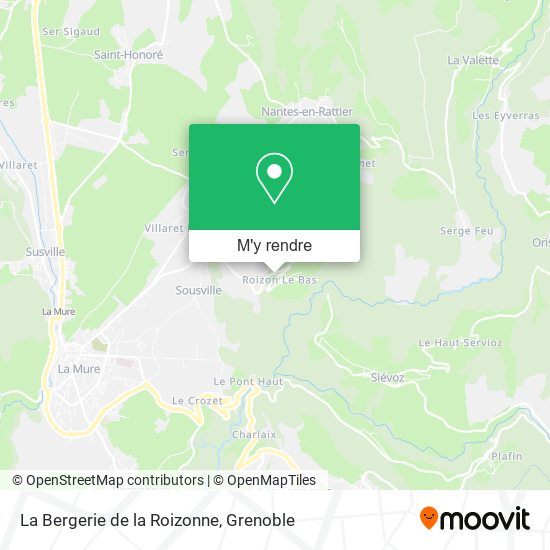 La Bergerie de la Roizonne plan