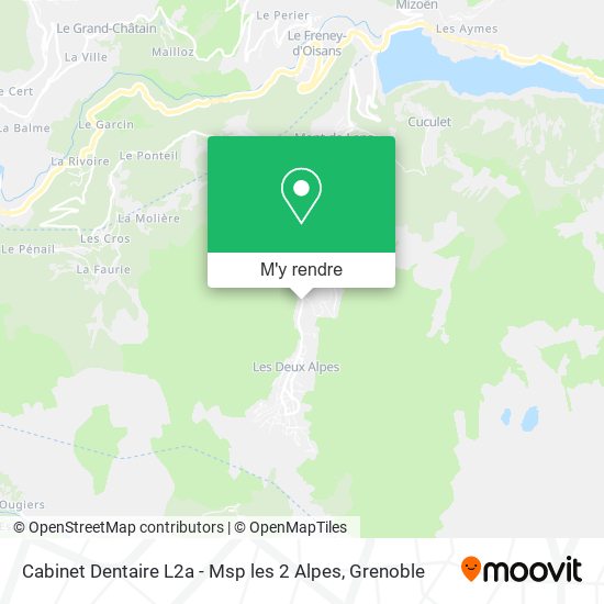 Cabinet Dentaire L2a - Msp les 2 Alpes plan