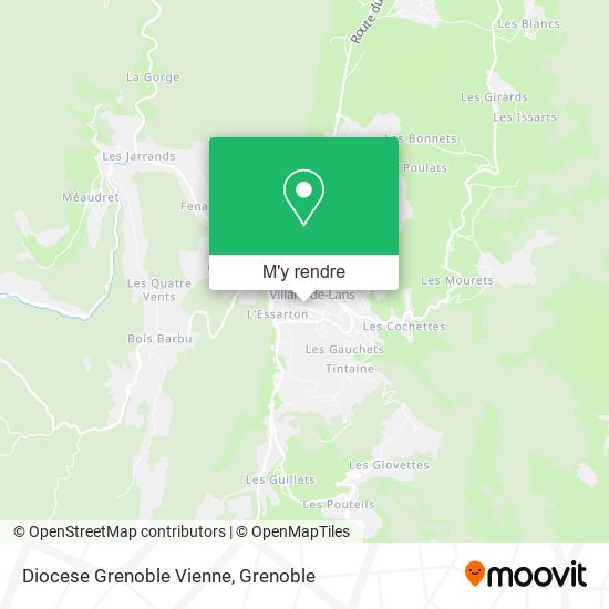 Diocese Grenoble Vienne plan