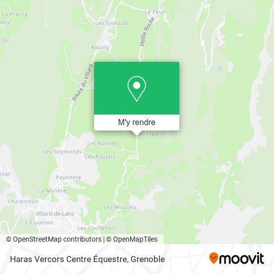 Haras Vercors Centre Équestre plan
