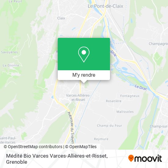 Médité Bio Varces Varces-Allières-et-Risset plan