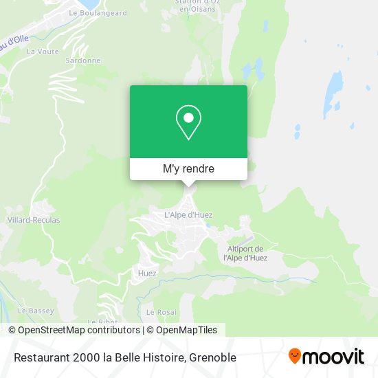 Restaurant 2000 la Belle Histoire plan