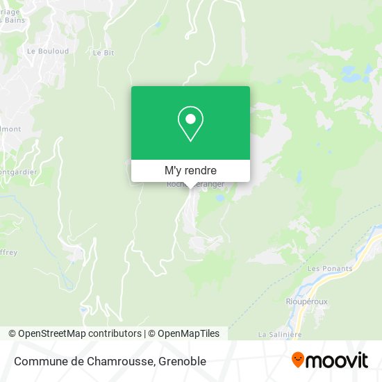 Commune de Chamrousse plan