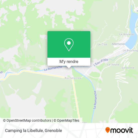 Camping la Libellule plan