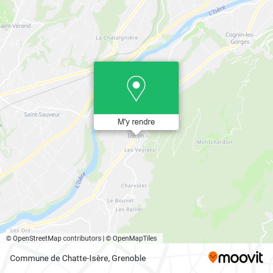 Commune de Chatte-Isère plan