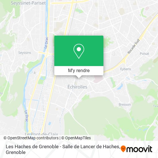 Les Haches de Grenoble - Salle de Lancer de Haches plan