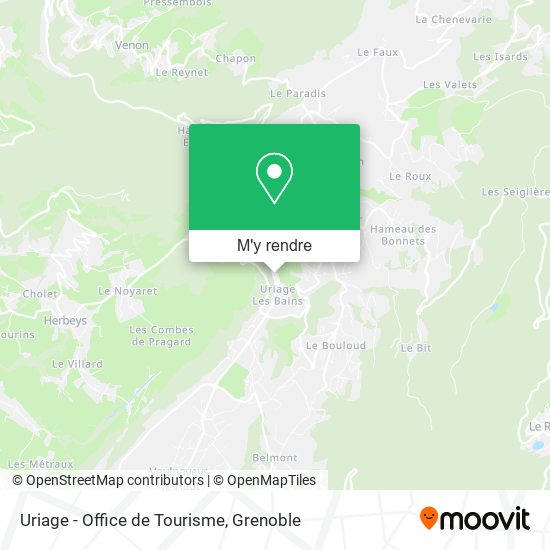 Uriage - Office de Tourisme plan
