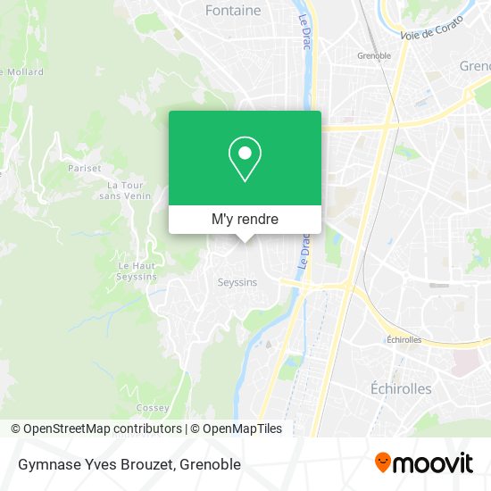 Gymnase Yves Brouzet plan