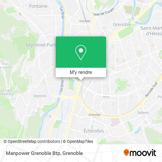 Manpower Grenoble Btp plan