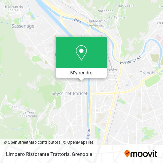 L'Impero Ristorante Trattoria plan