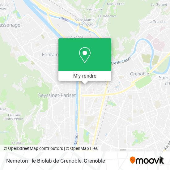 Nemeton - le Biolab de Grenoble plan