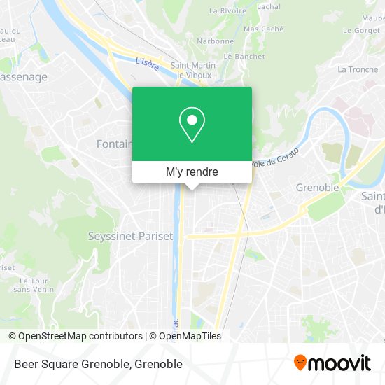 Beer Square Grenoble plan