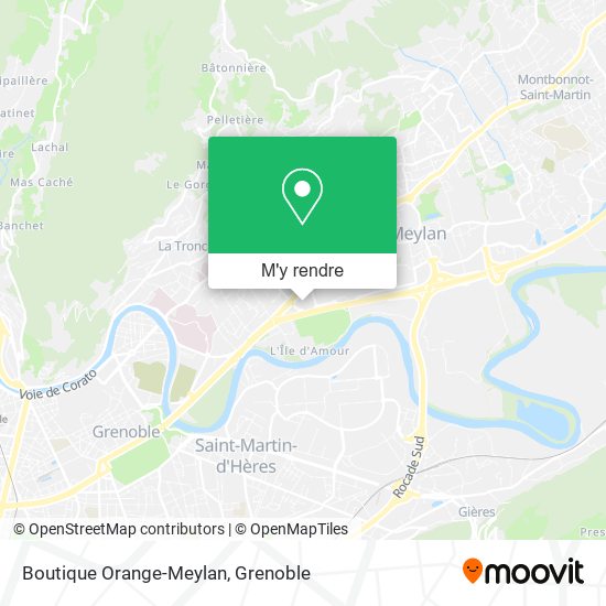 Boutique Orange-Meylan plan