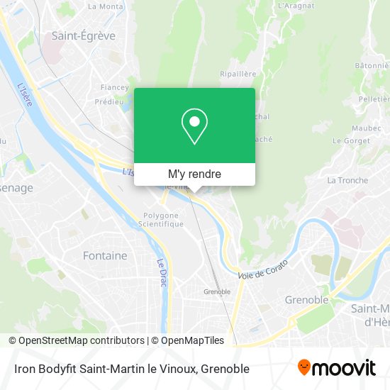 Iron Bodyfit Saint-Martin le Vinoux plan