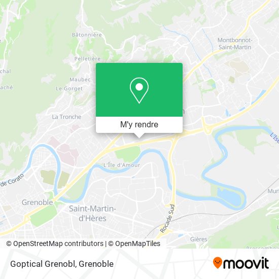Goptical Grenobl plan