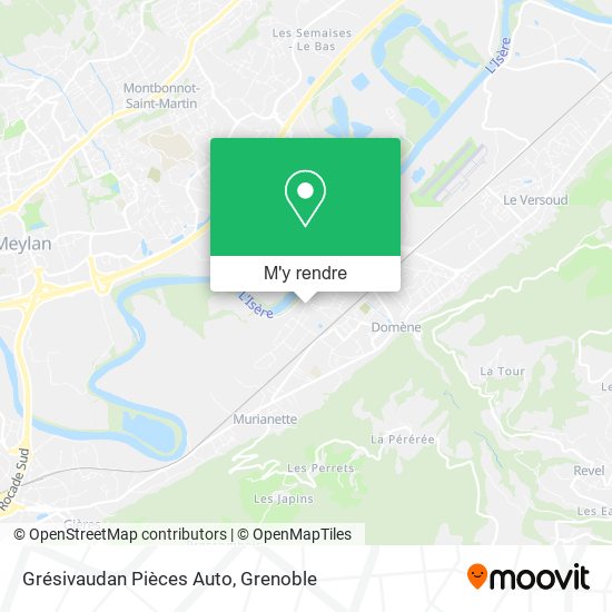 Grésivaudan Pièces Auto plan