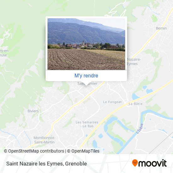 Saint Nazaire les Eymes plan