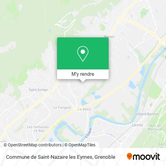 Commune de Saint-Nazaire les Eymes plan