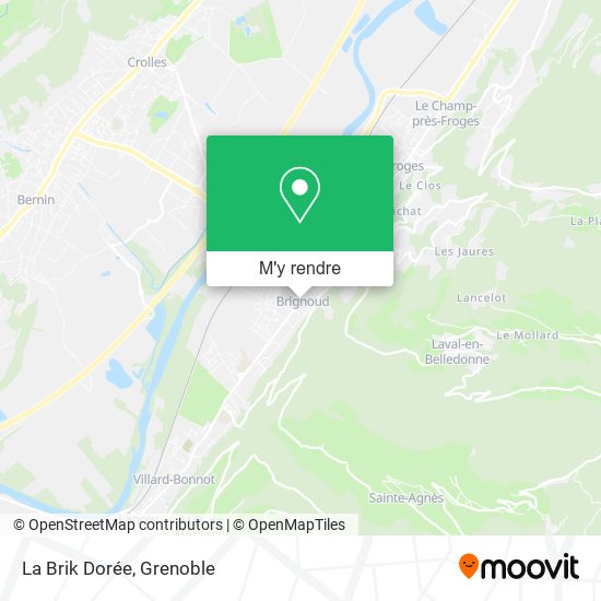 La Brik Dorée plan