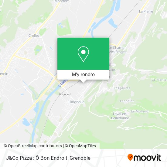 J&Co Pizza : Ô Bon Endroit plan