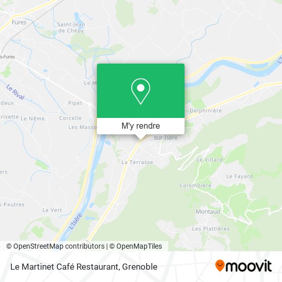 Le Martinet Café Restaurant plan