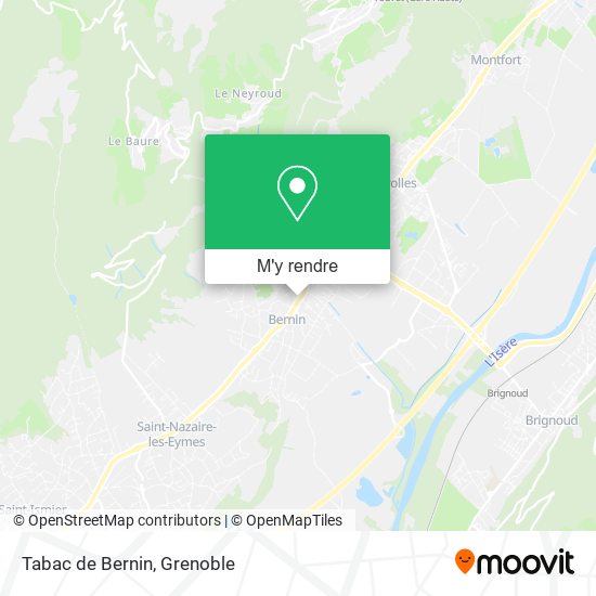 Tabac de Bernin plan