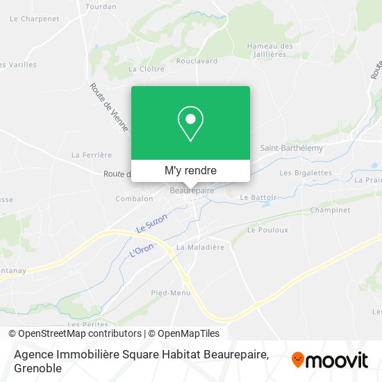Agence Immobilière Square Habitat Beaurepaire plan