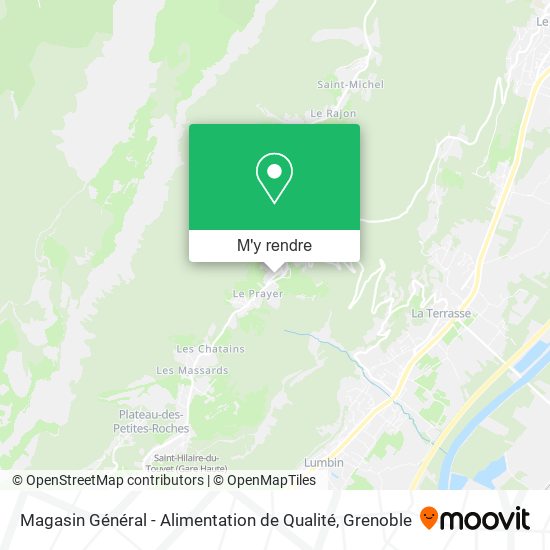 Magasin Général - Alimentation de Qualité plan