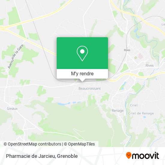 Pharmacie de Jarcieu plan
