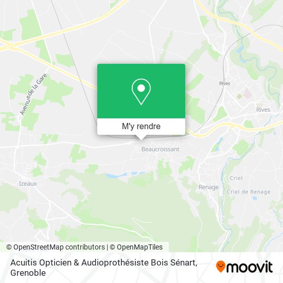 Acuitis Opticien & Audioprothésiste Bois Sénart plan