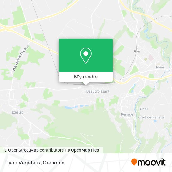 Lyon Végétaux plan