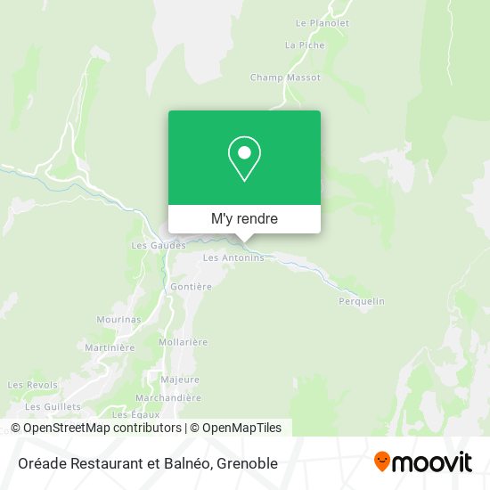 Oréade Restaurant et Balnéo plan