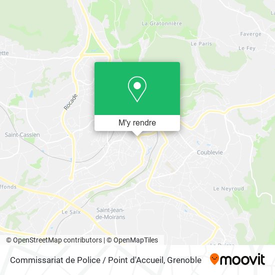 Commissariat de Police / Point d'Accueil plan