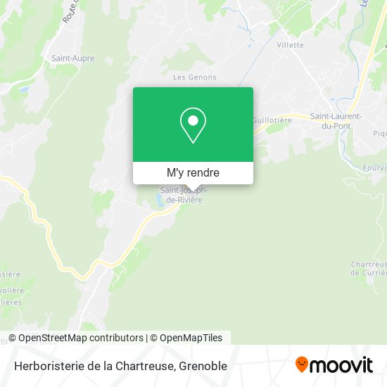 Herboristerie de la Chartreuse plan
