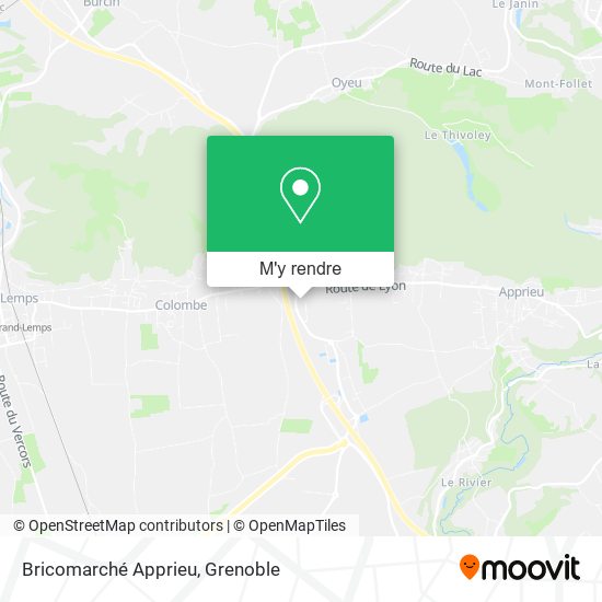Bricomarché Apprieu plan